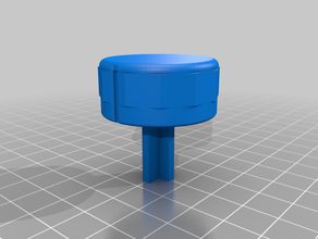 ac botão knob 3d print model - Mito3D