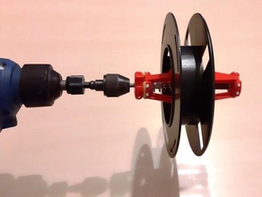 paramétrico universal carretel enrolador fillament de spool 3d print model - Mito3D