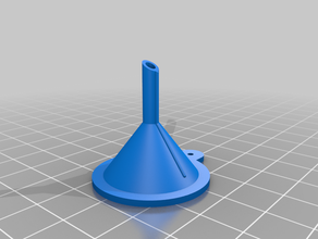 my customized parametric funnel 3d print model - Mito3D