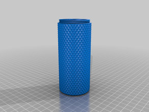cigarette container conical containers joint joints knurled smoking storage trees weed 3d print model - Mito3D