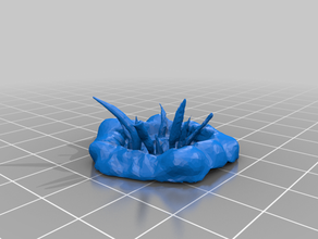 gloomhaven spike danos poço armadilha 3d print model - Mito3D