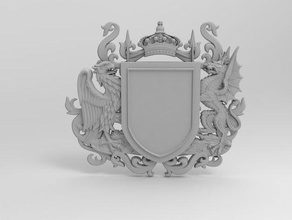 escudo de armas signo cnc 3d print model - Mito3D