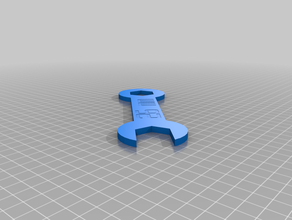 26 mm wrench 22 push button customized 3d print model - Mito3D