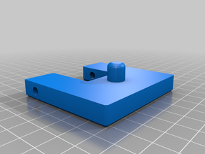 table saw stop button lever dewalt dw745 3d print model - Mito3D
