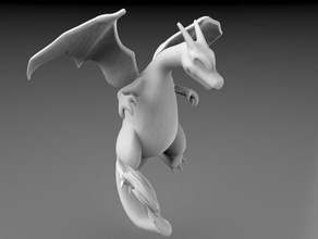 pokemon - yüksek res 006 charizard figürleri git oyuncak 3d print model - Mito3D