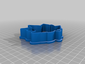 la hoja de arce del cortador galleta 3d print model - Mito3D