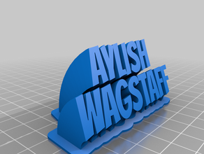 aylish wagstaff kundengebundene 3d print model - Mito3D