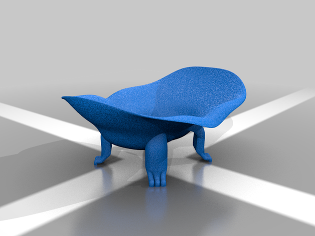 clawfoot bowl organic 3D print model - Mito3D