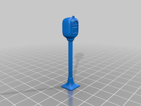 parking meter 3d print model - Mito3D