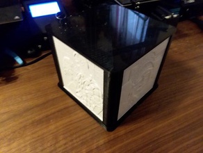 lithophane caixa de luz 3d print model - Mito3D