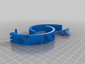 delta bracelet agréable à porter 3d print model - Mito3D