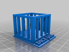 dice jail 3d print model - Mito3D