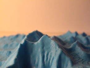mount everest surrounds 3d map terrain world 3d print model - Mito3D