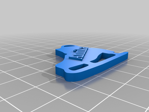 personalized skate keychain 3d print model - Mito3D