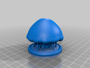 giant jellyfish dungeons dragons pathfinder 3d print model - Mito3D