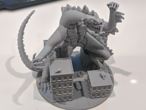 Kral tokyo gigazaur proxy kaiju canavar 3d print model - Mito3D