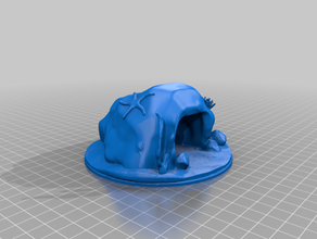 sea cave scatter dungeons dragons pathfinder 3d print model - Mito3D