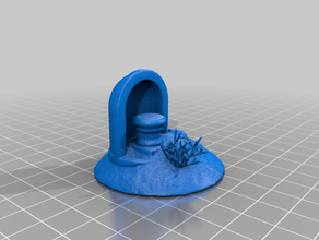 sottomarino santuario dungeons dragons pathfinder scatter luogo di culto 3d print model - Mito3D