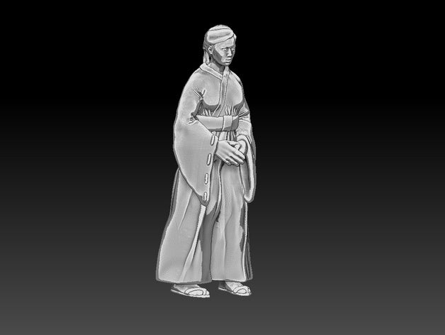 miko shrine maiden dungeons dragons kikiyo kugome l5r kızlık pathfinder türbe 3D print model - Mito3D