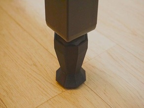 octagon escritorio de pie 3d print model - Mito3D