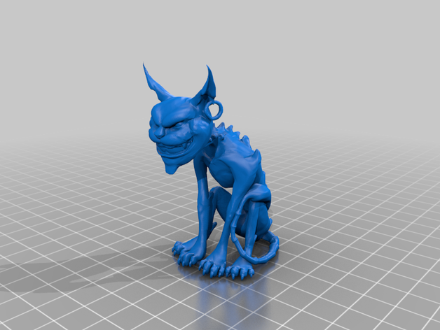 alice madness returns - gato de cheshire highpoly 3D print model - Mito3D