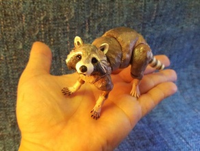 raccoon bjd - renovação animais a figura 3d print model - Mito3D