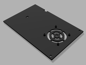 ender 3 principal de la cubierta placa 50x10 mm ventilador creality mods actualización mod 3d print model - Mito3D