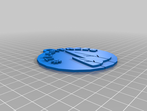 teamtrees - llavero medallón compartir 3d print model - Mito3D