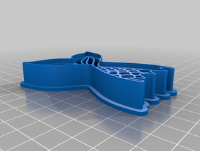 Meerjungfrau-cookie-cutter Ausstechformen Meerjungfrau 3d print model - Mito3D