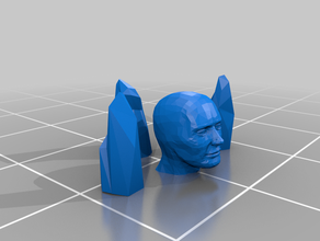 fallout - arroyo tribo cabeças de tendas 3d print model - Mito3D