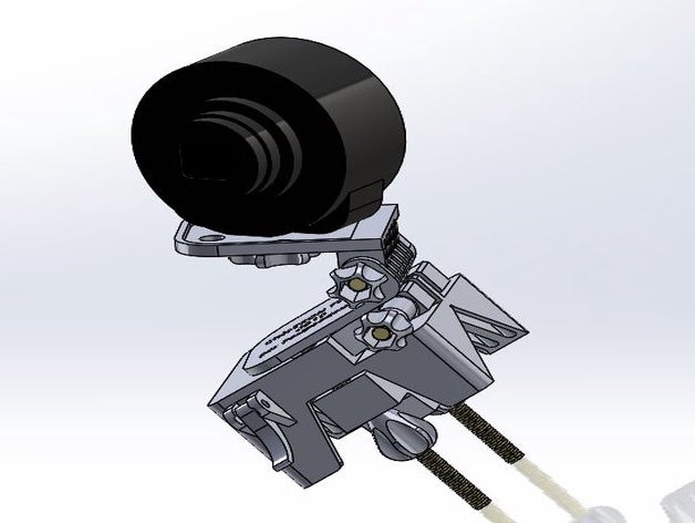 câmera suporte de guidão moto guiador 3D print model - Mito3D