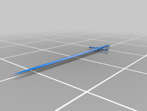 l'épée épée longue 3d print model - Mito3D