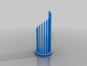 my customized drill bit holder 3d print model - Mito3D