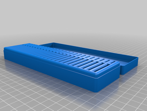 25 my customized memory card box lid - customizer 3d print model - Mito3D