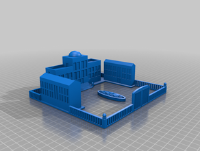 casa-edificio-área de prueba edificio gebude haus casa 3d print model - Mito3D