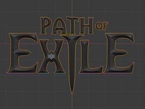 path exile letters neat necromancers op poe 3d print model - Mito3D