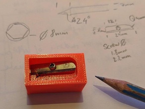Bleistiftspitzer Bleistift sharpener 3d print model - Mito3D