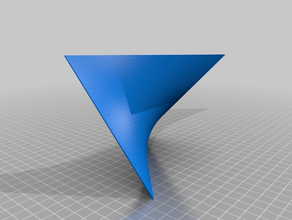paraboloide hiperb lico architecture cubierta estructura math stem 3d print model - Mito3D