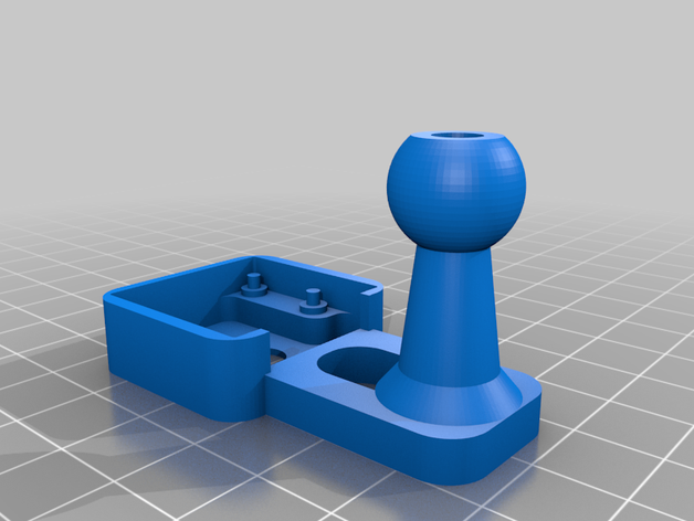 pi câmara de bola montagem câmera suporte gabinete monte framboesa raspberry 3D print model - Mito3D