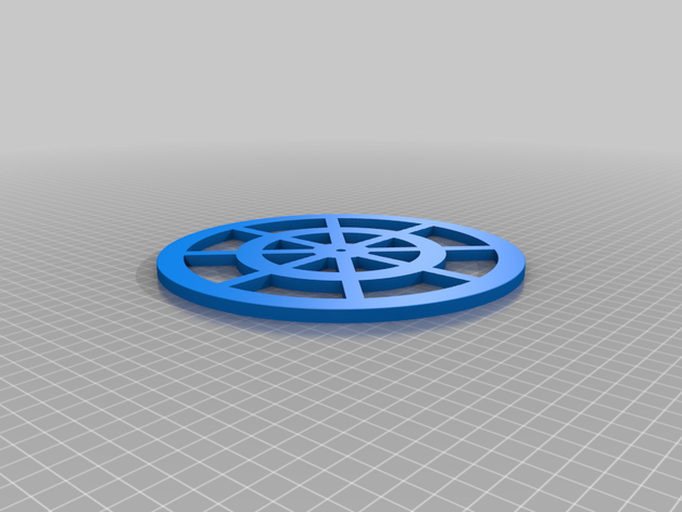 gros tourne-disque de 200 mm diamètre 3D print model - Mito3D