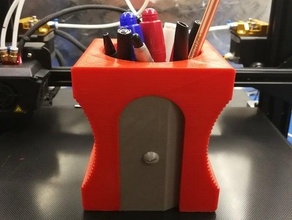 pencil sharpener penholder funny holder pen toy useful 3d print model - Mito3D
