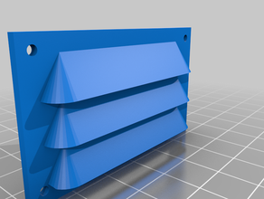 customized ventilation grill 3d print model - Mito3D