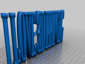 love 3d printing letters 3d print model - Mito3D