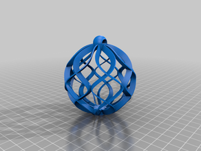 remix mobiuscurve adorno de navidad mobius ornamento 3d print model - Mito3D