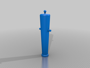 cannon barrel initial design more come 3d print model - Mito3D