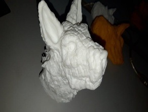 rockdog bobafps creaturers cão a cabeça hund 3d print model - Mito3D