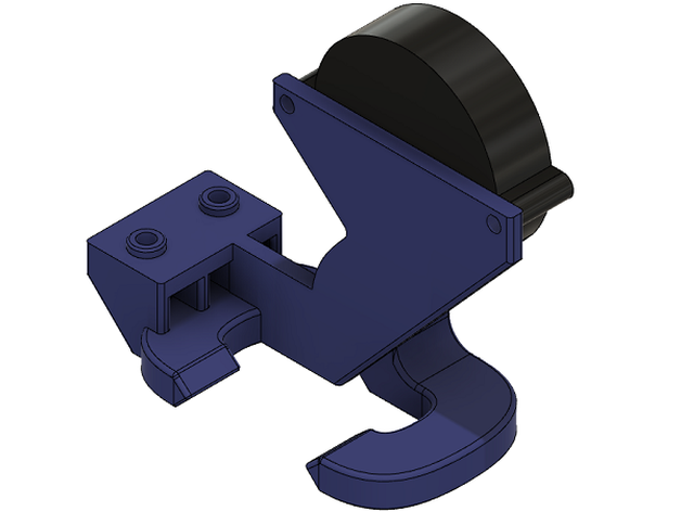 exoslide fan duct 5015 Gebläse 5015-Gebläse 5015-fan fan-duct 3D print model - Mito3D