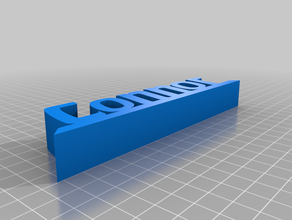 nome maker 3d print model - Mito3D