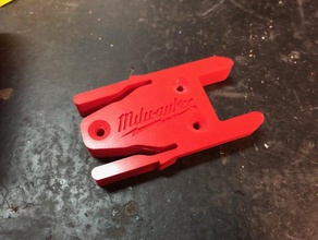 milwaukee m18 herramienta clip herramientas 3d print model - Mito3D
