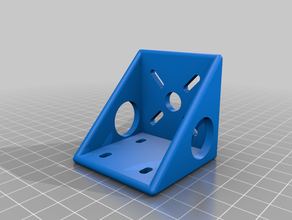 wedge motor mount customized 3d print model - Mito3D